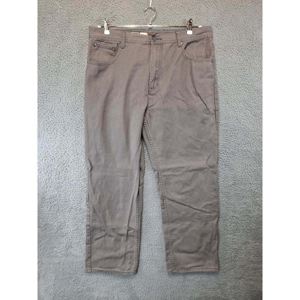 AKDMKS Jeans Mens Size 38x32 (Fits 37x29) Gray Straight Leg Streetwear‎ Casual